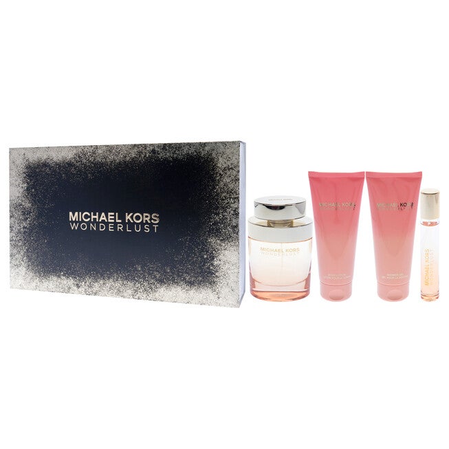 Wonderlust by Michael Kors for Women - 4 Pc Gift Set 3.4oz EDP Spray, 3.4oz Body Lotion, 3.4oz Shower Gel, 0.33 oz EDP Spray, NA, alternate image number null