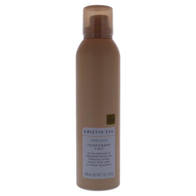 Rose Gold Temporary Tint Spray by Kristin Ess for Unisex - 7 oz Hair Color, NA, hi-res image number null