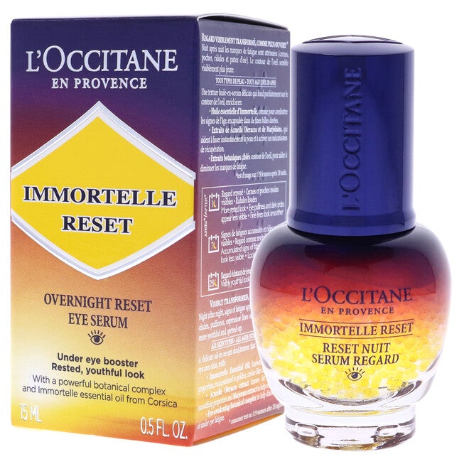 Immortelle Overnight Reset Eye Serum by LOccitane for Women - 0.5 oz Serum, NA, alternate image number null