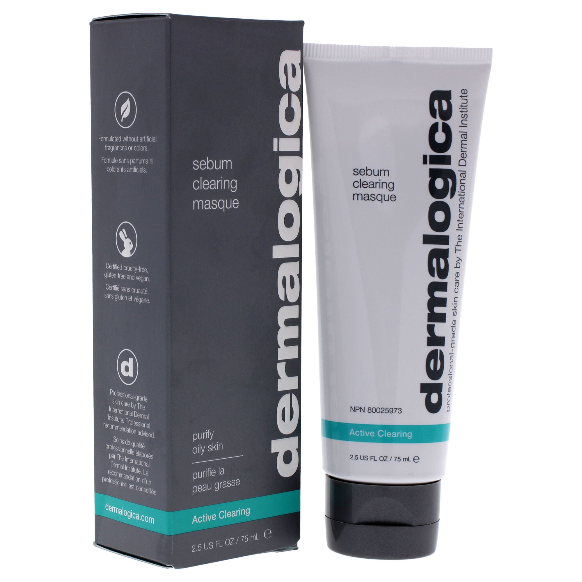 Sebum Clearing Masque by Dermalogica for Unisex - 2.5 oz Mask, See Description, alternate image number 2