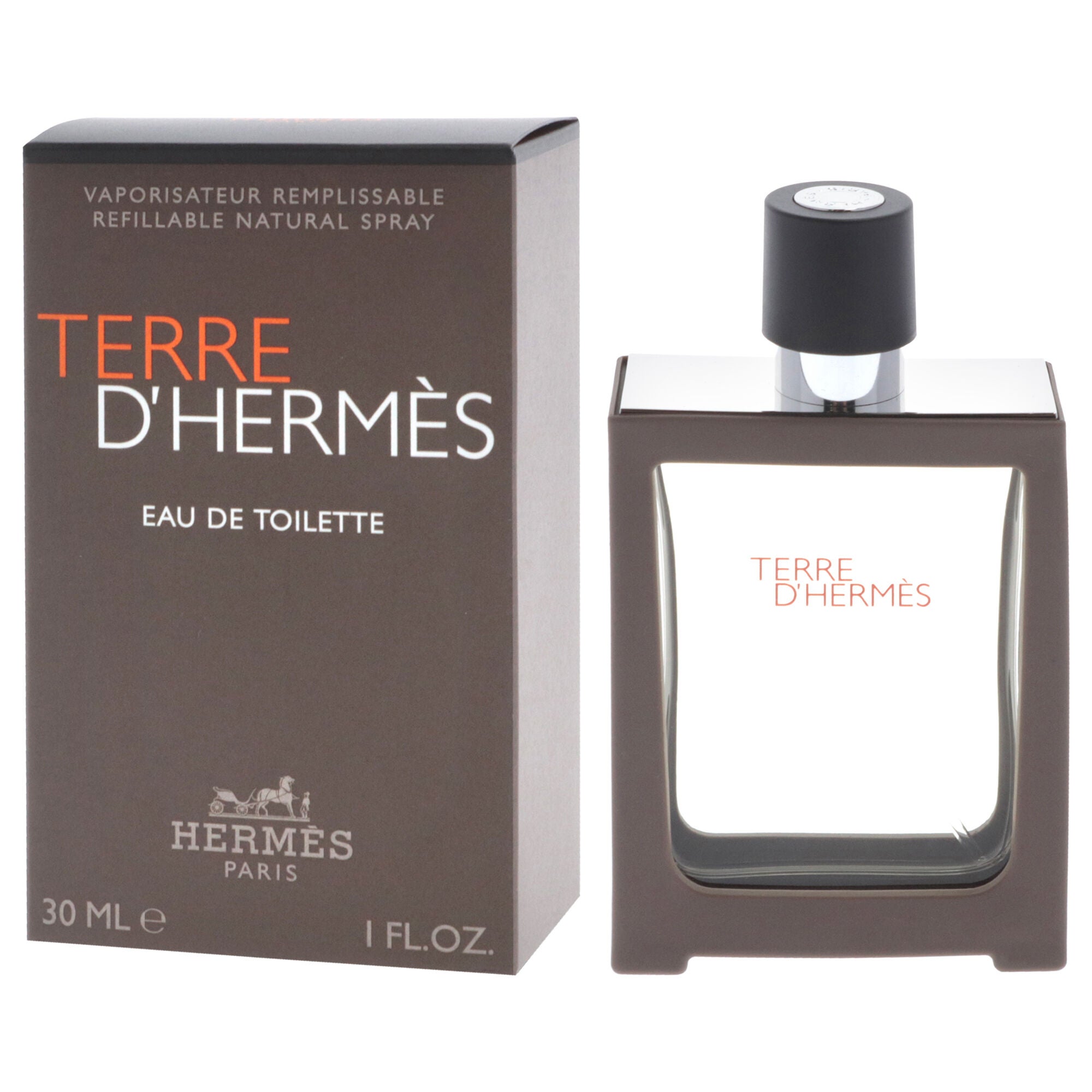 Terre Dhermes by Hermes for Men - 1 oz EDT Spray (Refillable), See Description, alternate image number 3