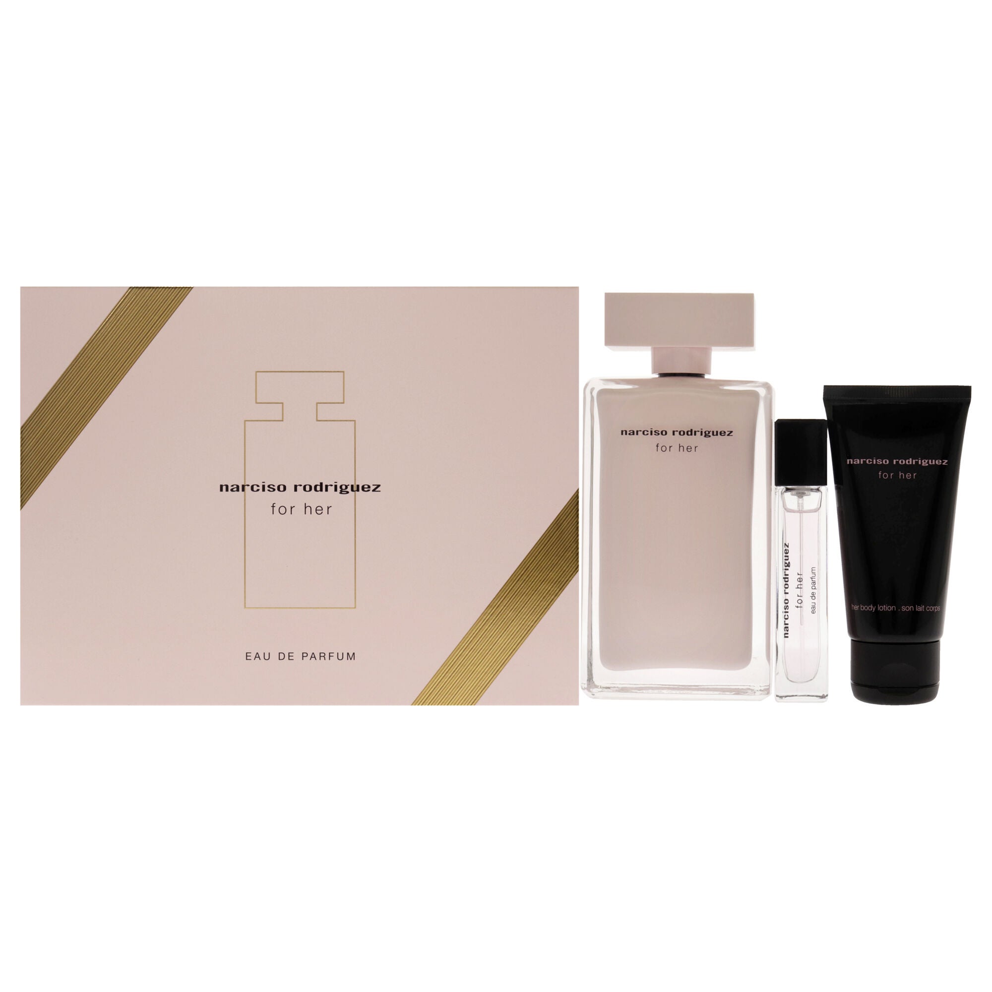 Narciso Rodriguez by Narciso Rodriguez for Women - 3 Pc Gift Set 3.3oz EDP Spray, 10ml EDP Spray, 1.6oz Body Lotion, , alternate image number 4