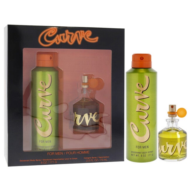 Curve by Liz Claiborne for Men - 2 Pc Gift Set 2.5oz Cologne Spray, 6oz Deodorant Body Spray, , alternate image number null