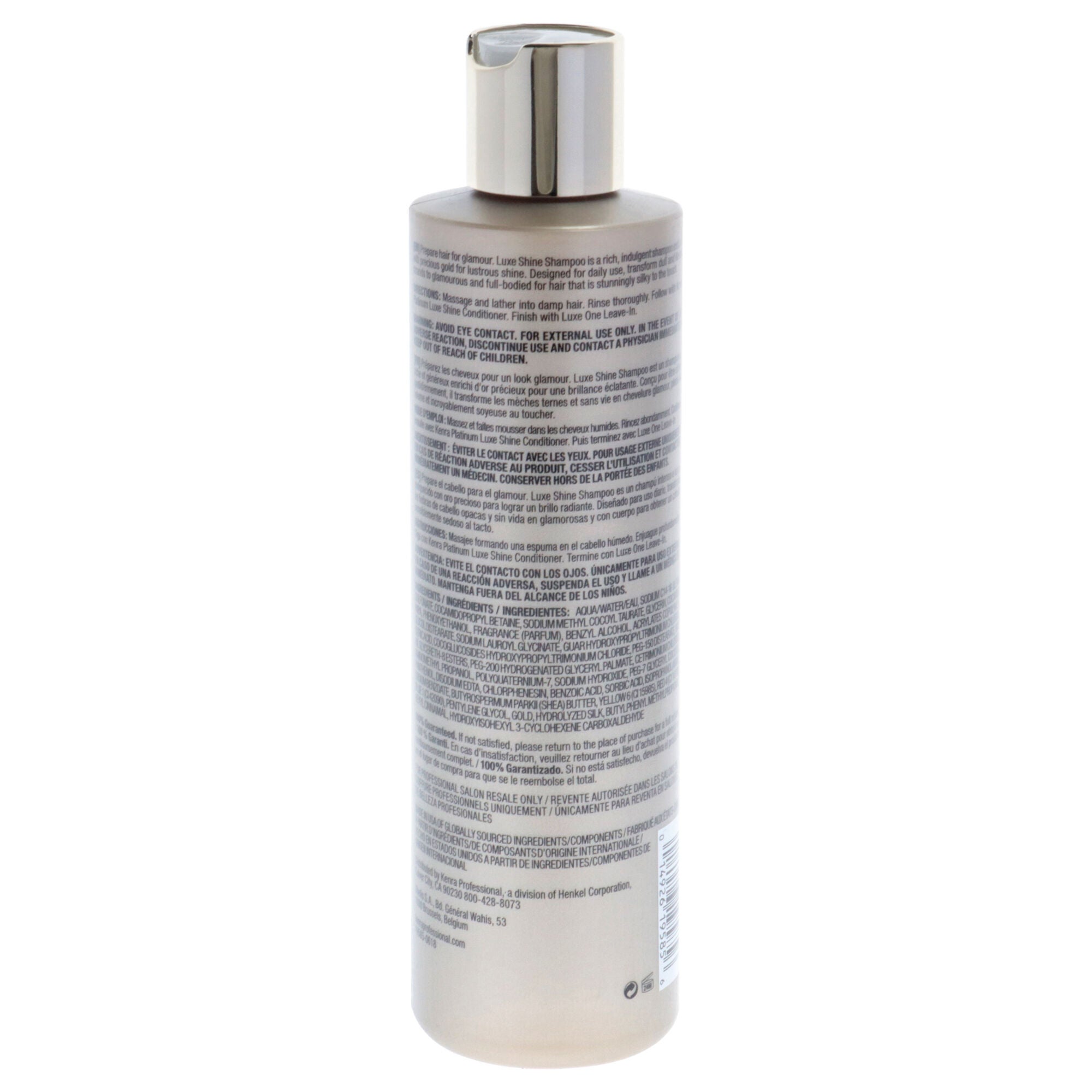 Platinum Luxe Shine Shampoo by Kenra for Unisex - 8.5 oz Shampoo, Silver, alternate image number 2