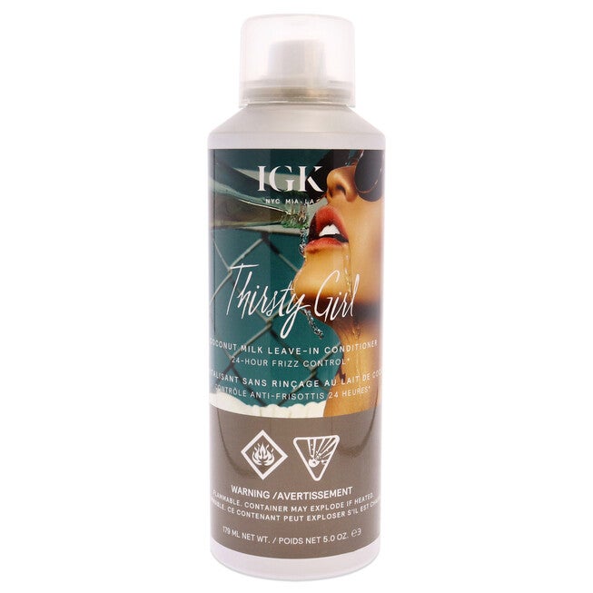 Thirsty Girl Coconut Milk Leave-In Conditioner by IGK for Unisex - 5 oz Conditioner, NA, hi-res image number null