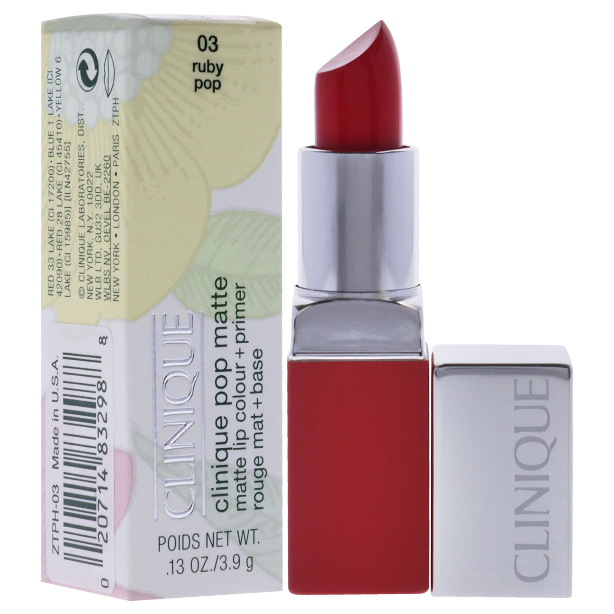 Clinique Pop Matte Lip Colour Plus Primer - 03 Ruby Pop by Clinique for Women - 0.13 oz Lipstick, , alternate image number 7