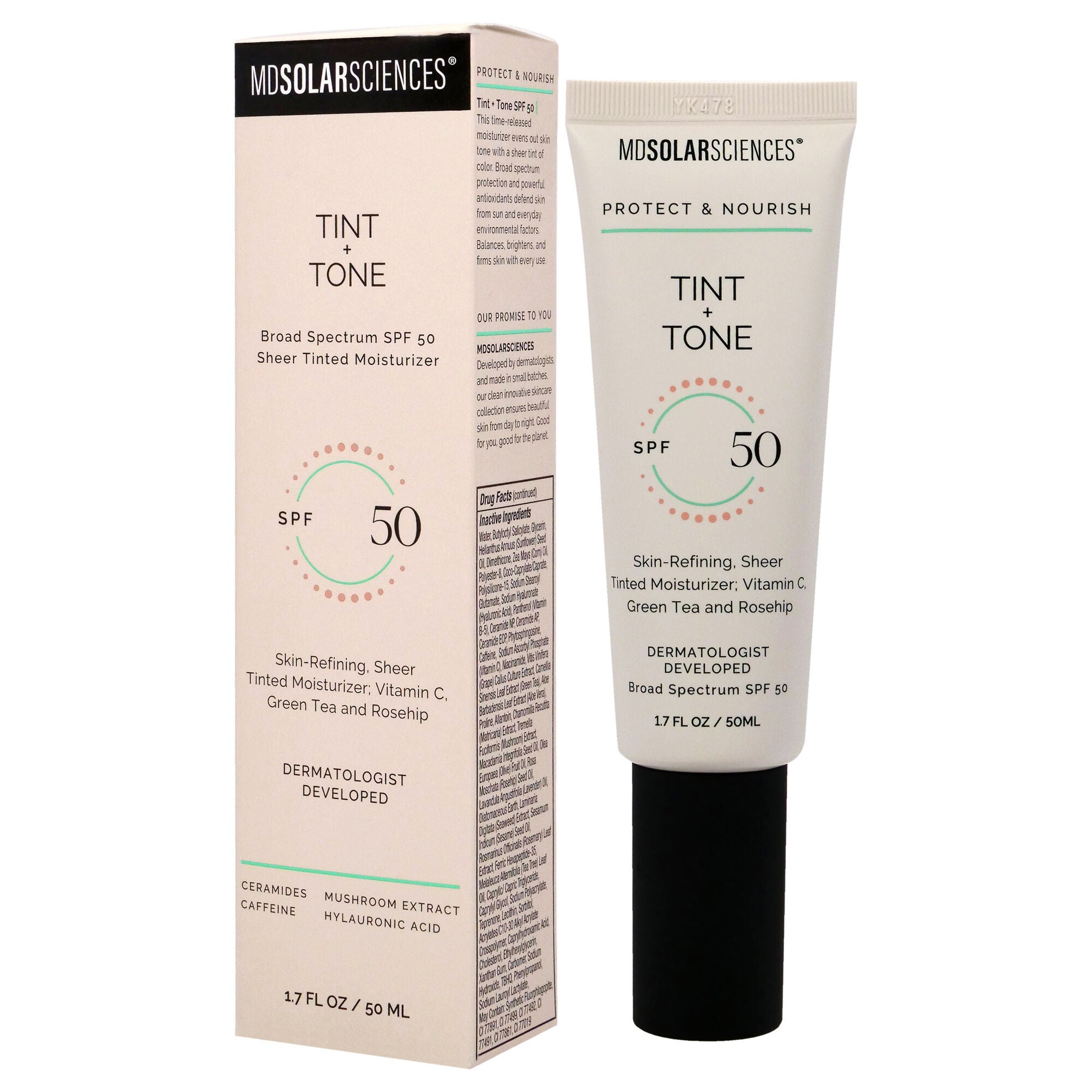 Tint Plus Tone SPF 50 by MDSolarSciences for Women - 1.7 oz Moisturizer, See Description, alternate image number 3