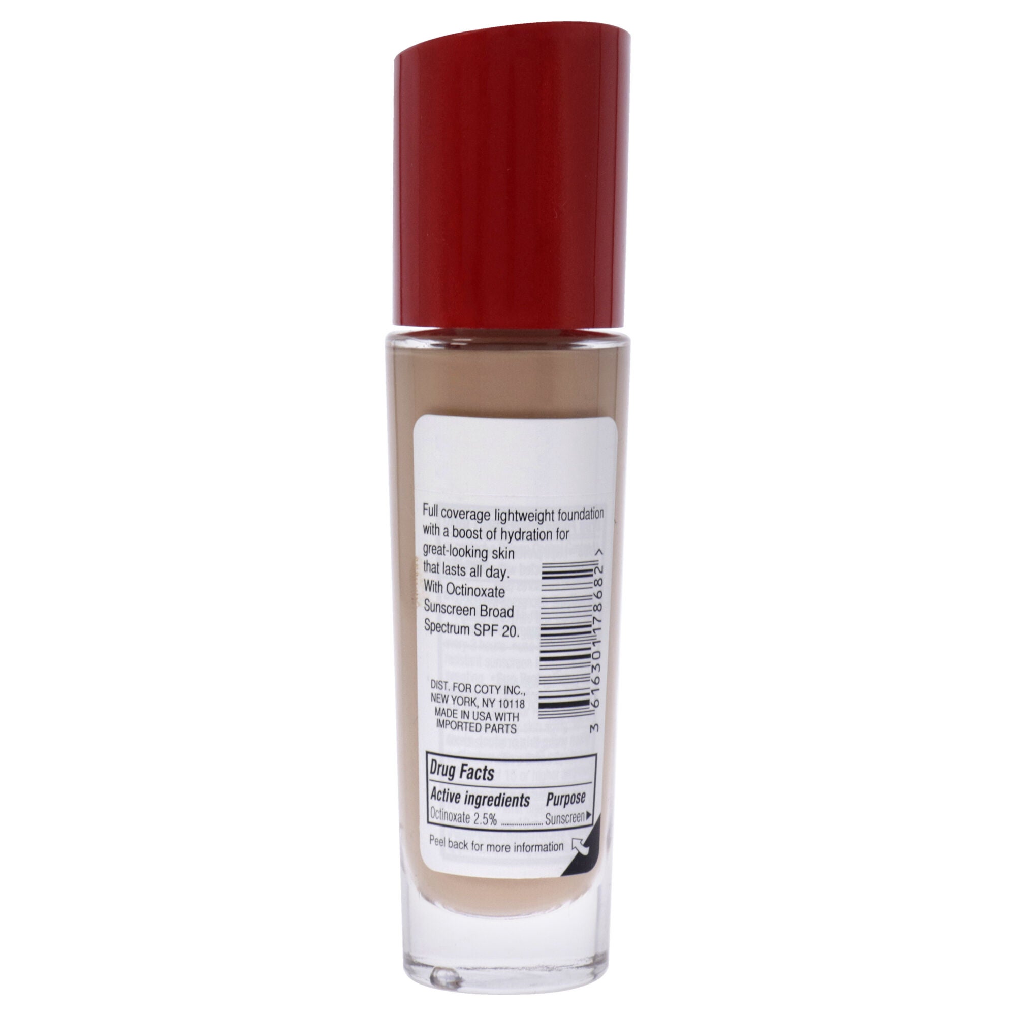 Lasting Finish 25Hr Full Coverage Foundation SPF 20 - 201 Classic Beige by Rimmel London for Women - 1 oz Foundation, See Description, alternate image number 1