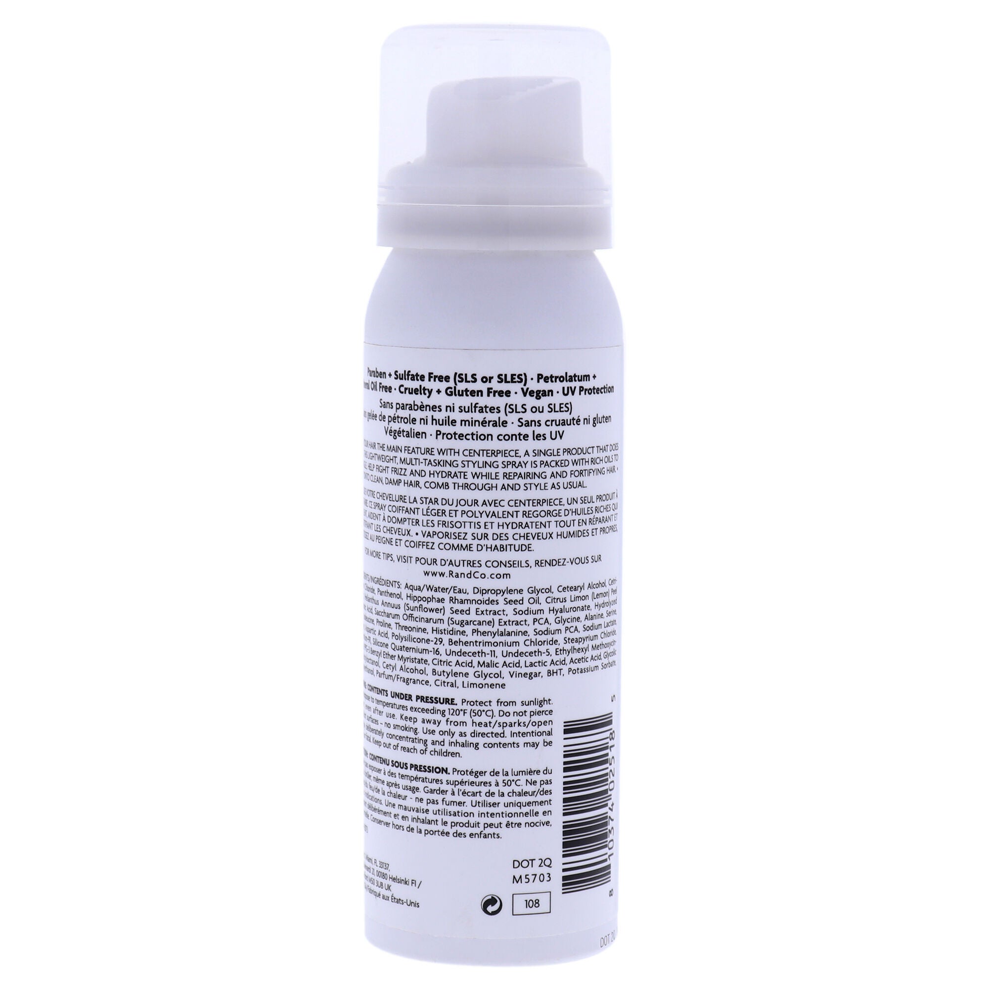 Centerpiece All-In-One Elixir by R+Co for Unisex - 1.5 oz Spray, See Description, alternate image number 2