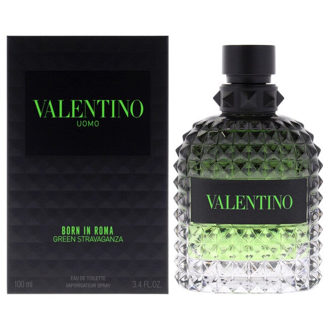 Valentino Uomo Born In Roma Green Stravaganza by Valentino for Men - 3.4 oz EDT Spray, NA, hi-res image number null