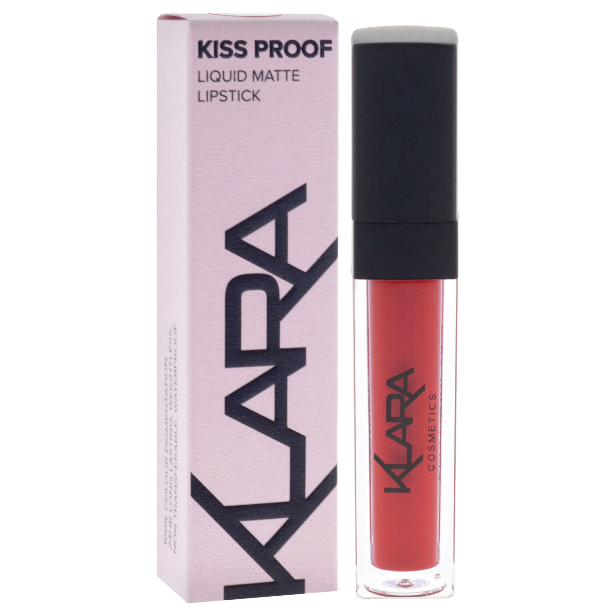 Kiss Proof Lipstick Liquid Matte - 5 Flaming Red by Klara for Women - 0.27 oz Lipstick, See Description, alternate image number 1
