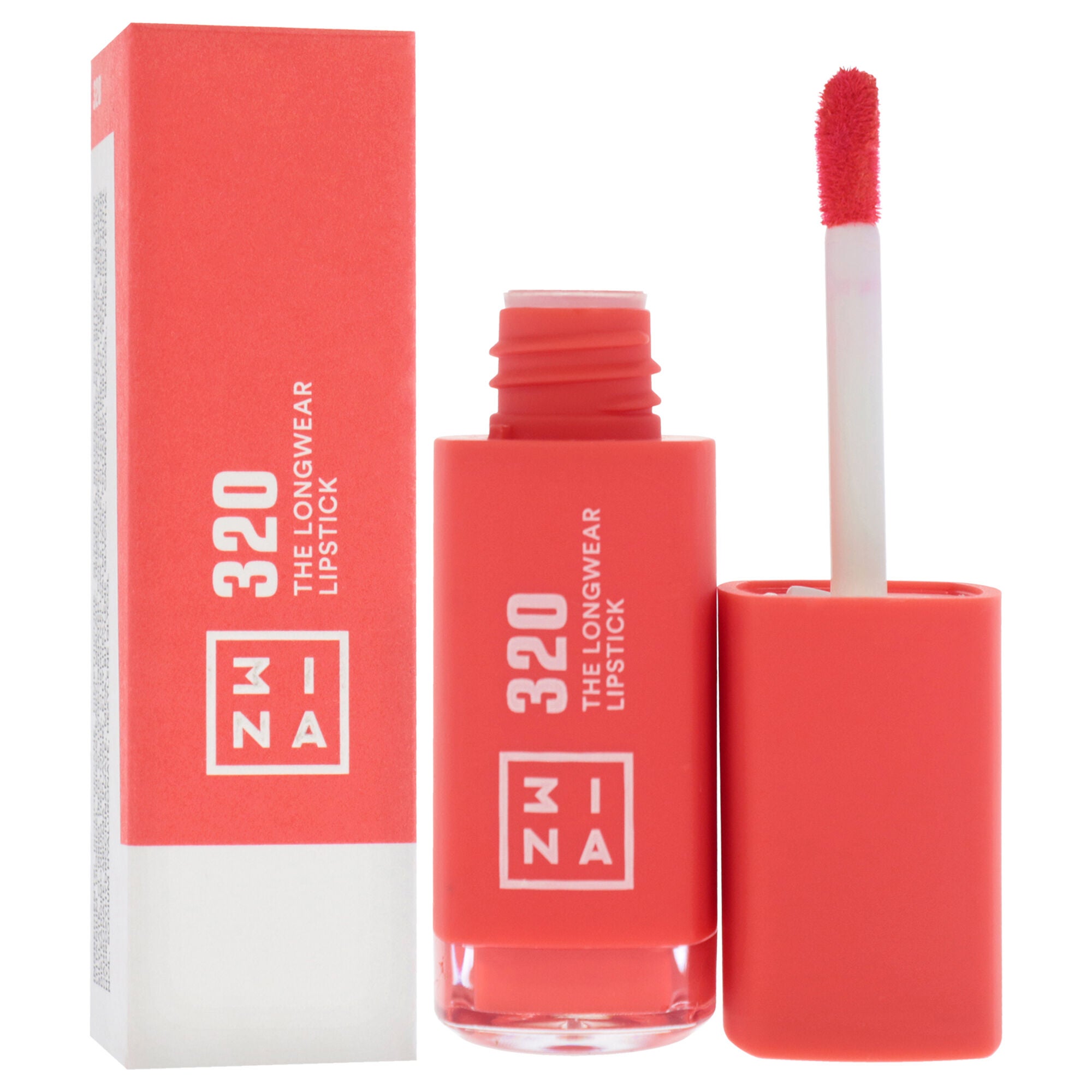 The Longwear Lipstick - 320 Orange by 3INA for Women - 0.20 oz Lipstick, See Description, alternate image number 1