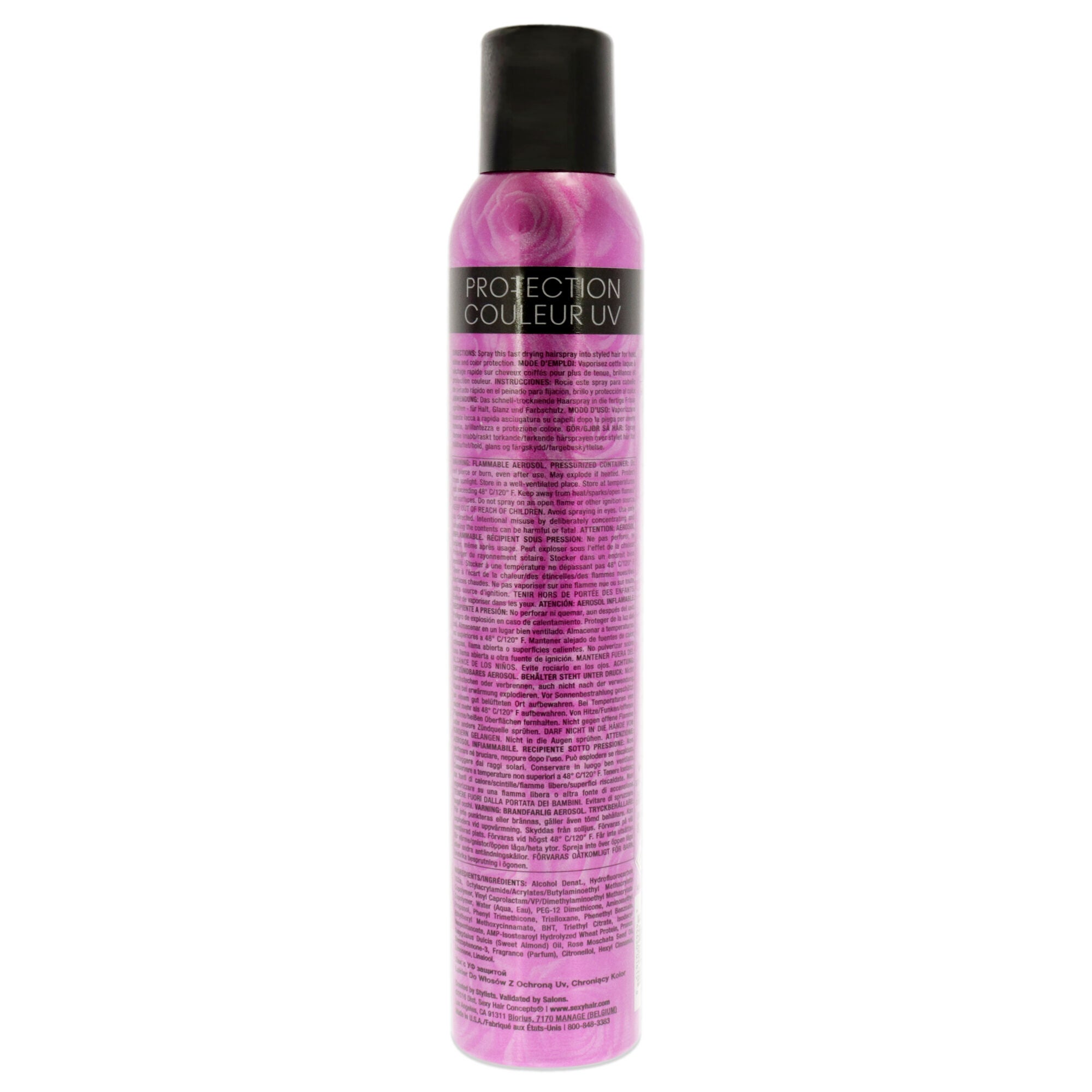 Vibrant Sexy Hair Color Lock Hairspray by Sexy Hair for Unisex - 8 oz Hair Spray, , alternate image number 4