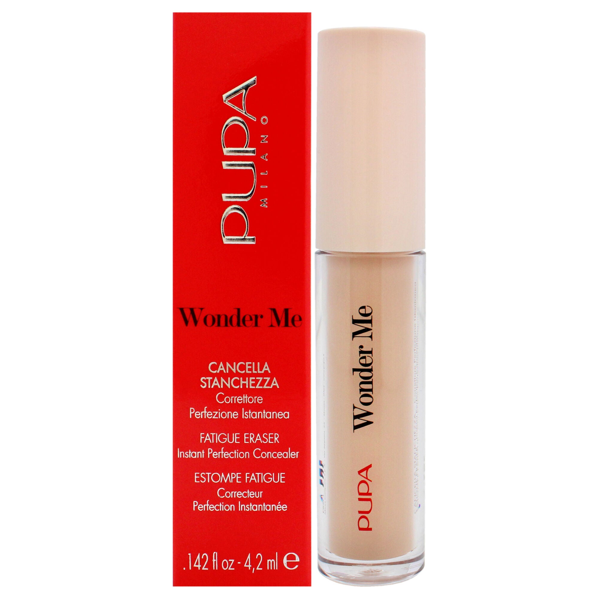 Wonder Me Fatigue Eraser - 030 Medium Warm Beige by Pupa Milano for Women - 0.142 oz Concealer, See Description, hi-res image number 0