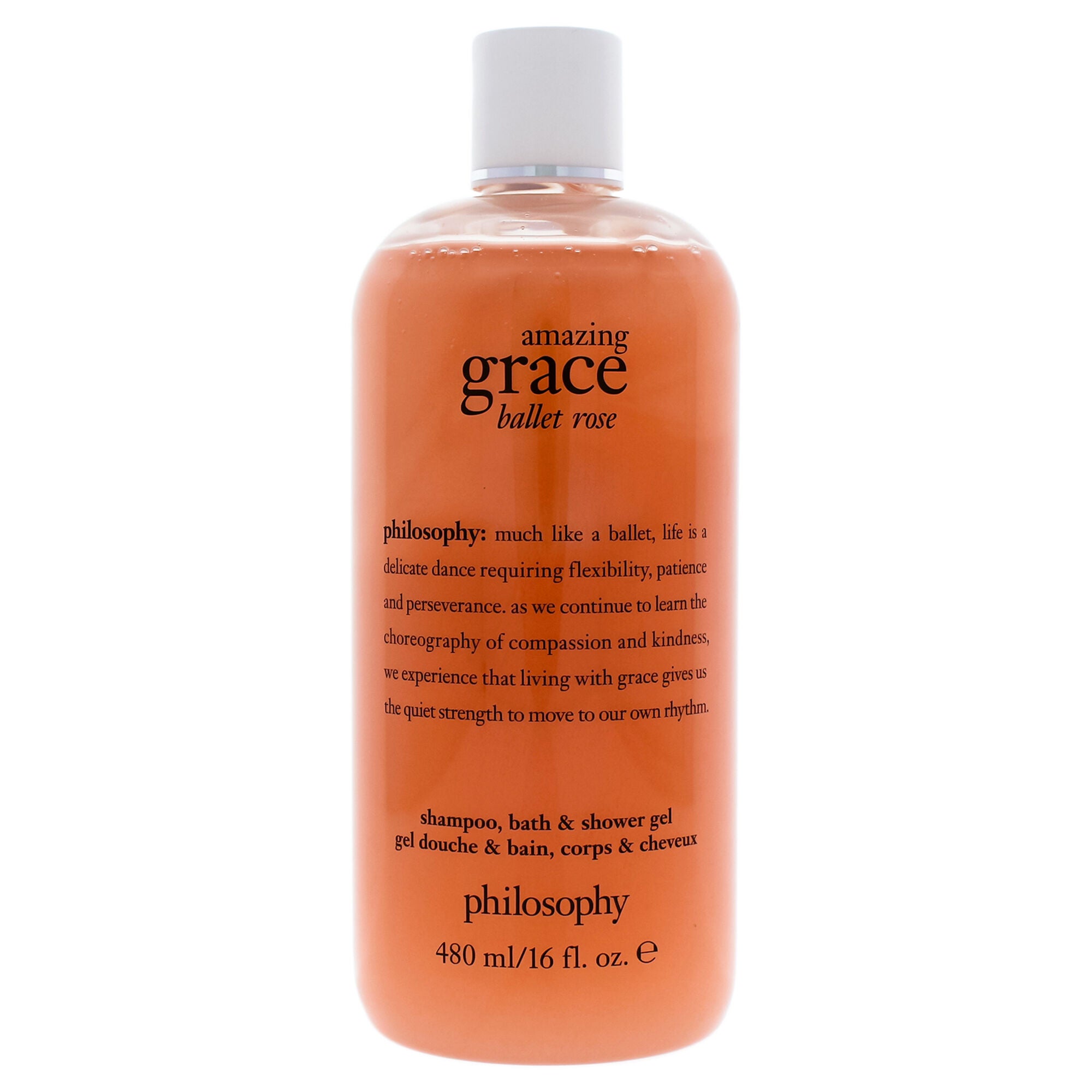 Amazing Grace Ballet Rose Shampoo Bath and Shower Gel by Philosophy for Women - 16 oz Shampoo Bath and Shower Gel, See Description, alternate image number 1