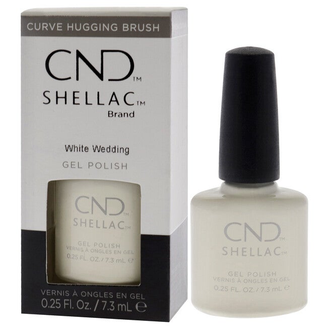 Shellac Nail Polish - White Wedding by CND for Women - 0.25 oz Nail Polish, , alternate image number null