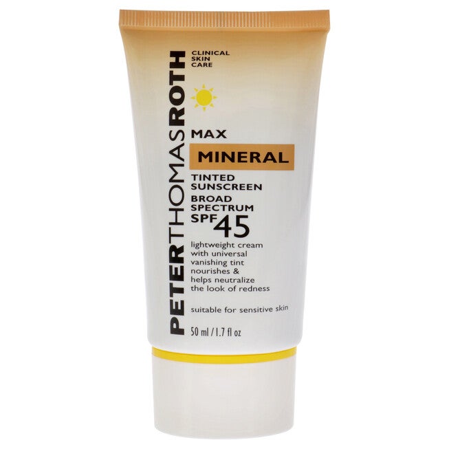 Max Mineral Tinted Sunscreen SPF 45 by Peter Thomas Roth for Unisex - 1.7 oz Sunscreen, See Description, alternate image number null