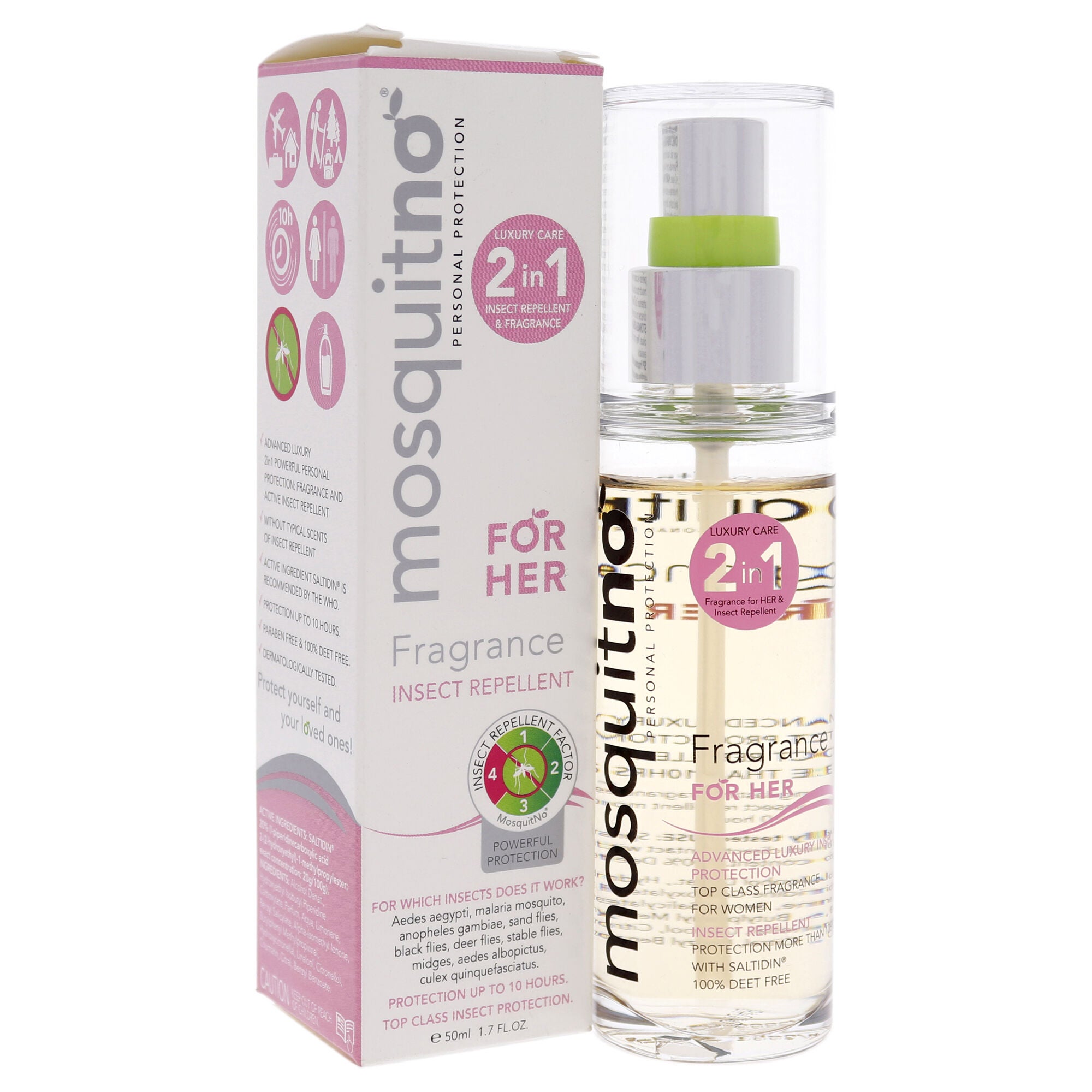 Mosquitno Fragrance Her by Mosquitno for Women - 1.7 oz Body Spray, , alternate image number 6