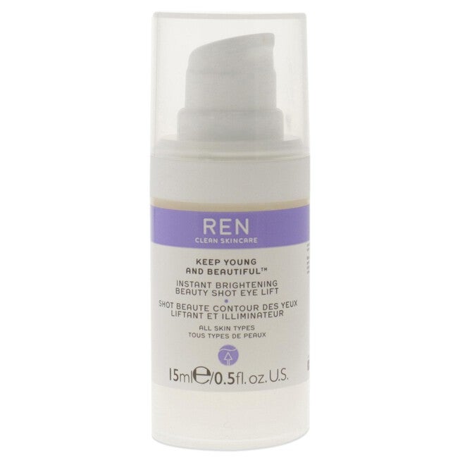 Keep Young and Beautiful Instant Brightening Beauty Shot Eye Lift by REN for Women - 0.5 oz Serum, , alternate image number null