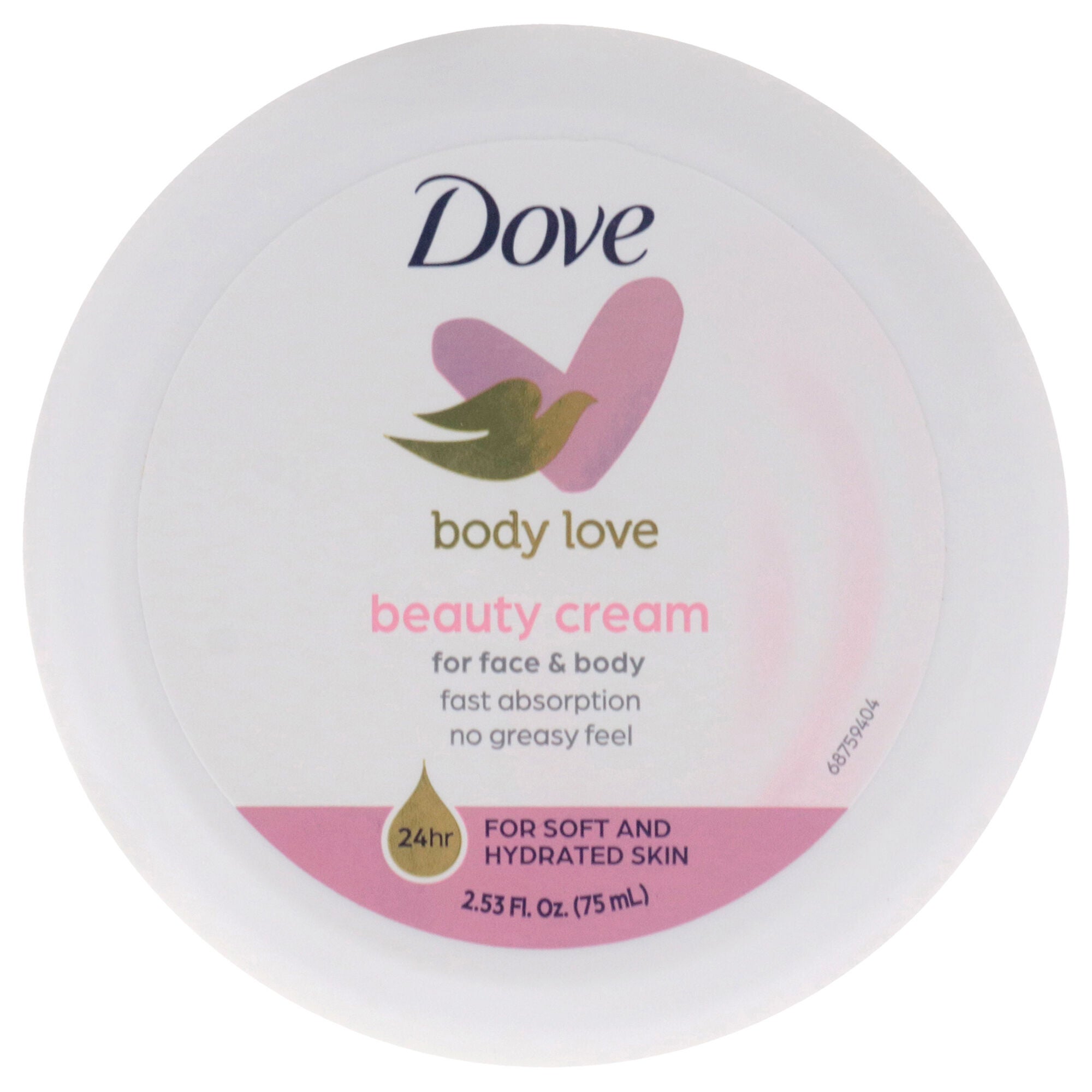 Beauty Cream - Pink by Dove for Women - 2.53 oz Cream, See Description, hi-res image number 0