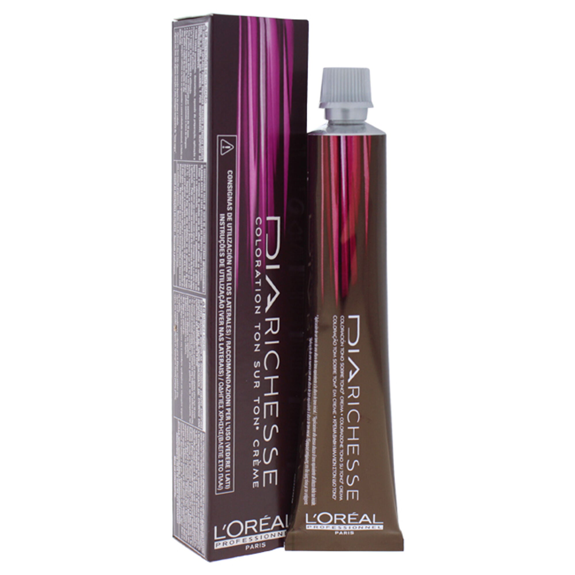 Dia Richesse - 5.54 Intense Mahogany by LOreal Professional for Unisex - 1.7 oz Hair Color, See Description, hi-res image number 0