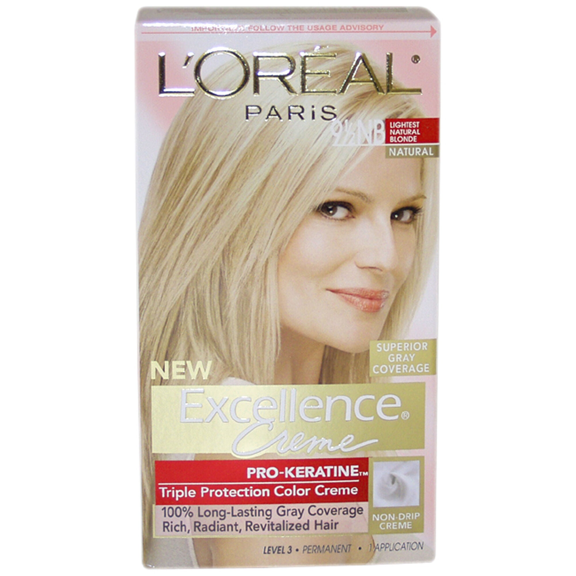 Excellence Creme Pro - Keratine - 9.5 NB Lightest Natural Blonde - Natural by LOreal Paris for Unisex - 1 Application Hair Color, , alternate image number 1