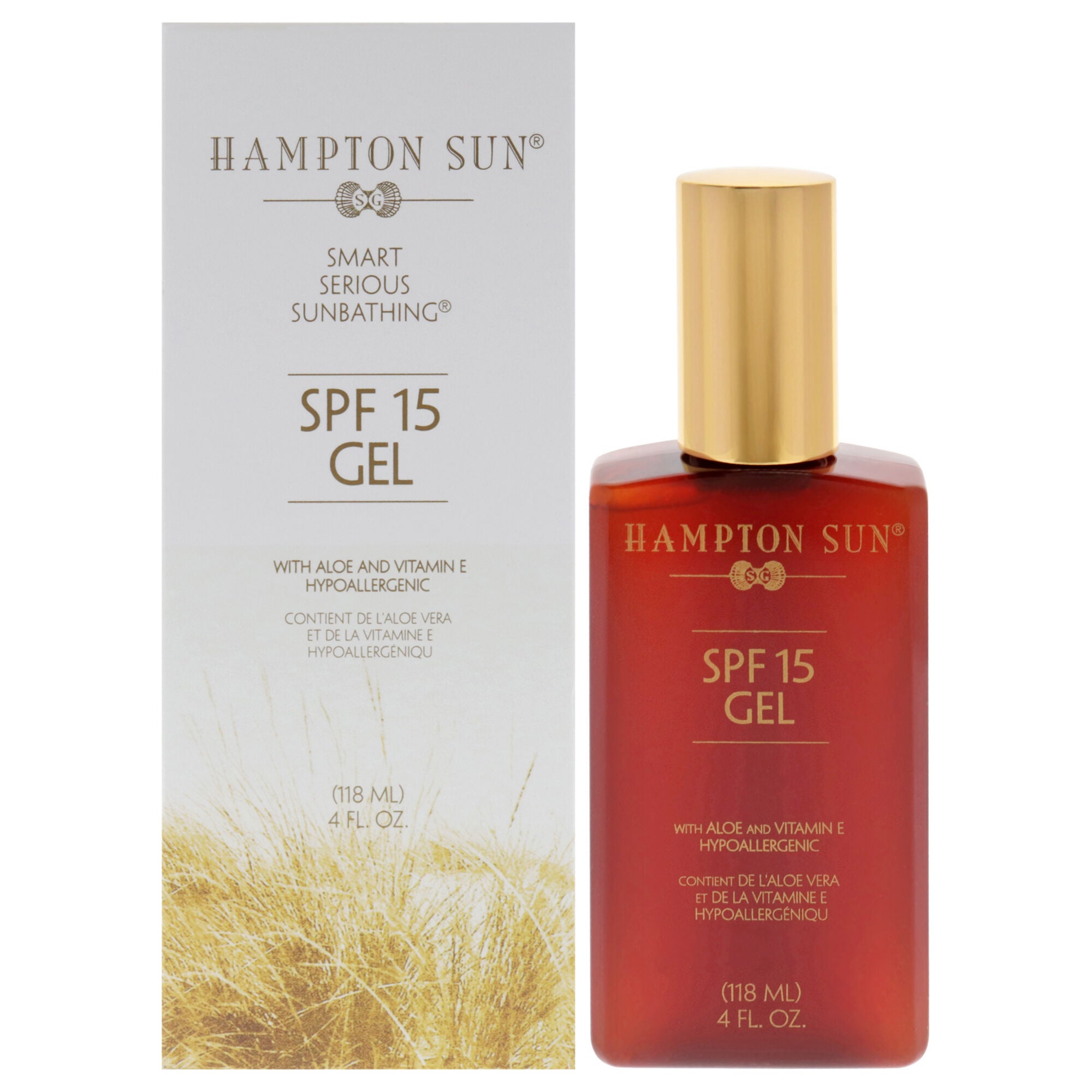 Gel SPF 15 by Hampton Sun for Unisex - 4 oz Sunscreen, See Description, hi-res image number 0