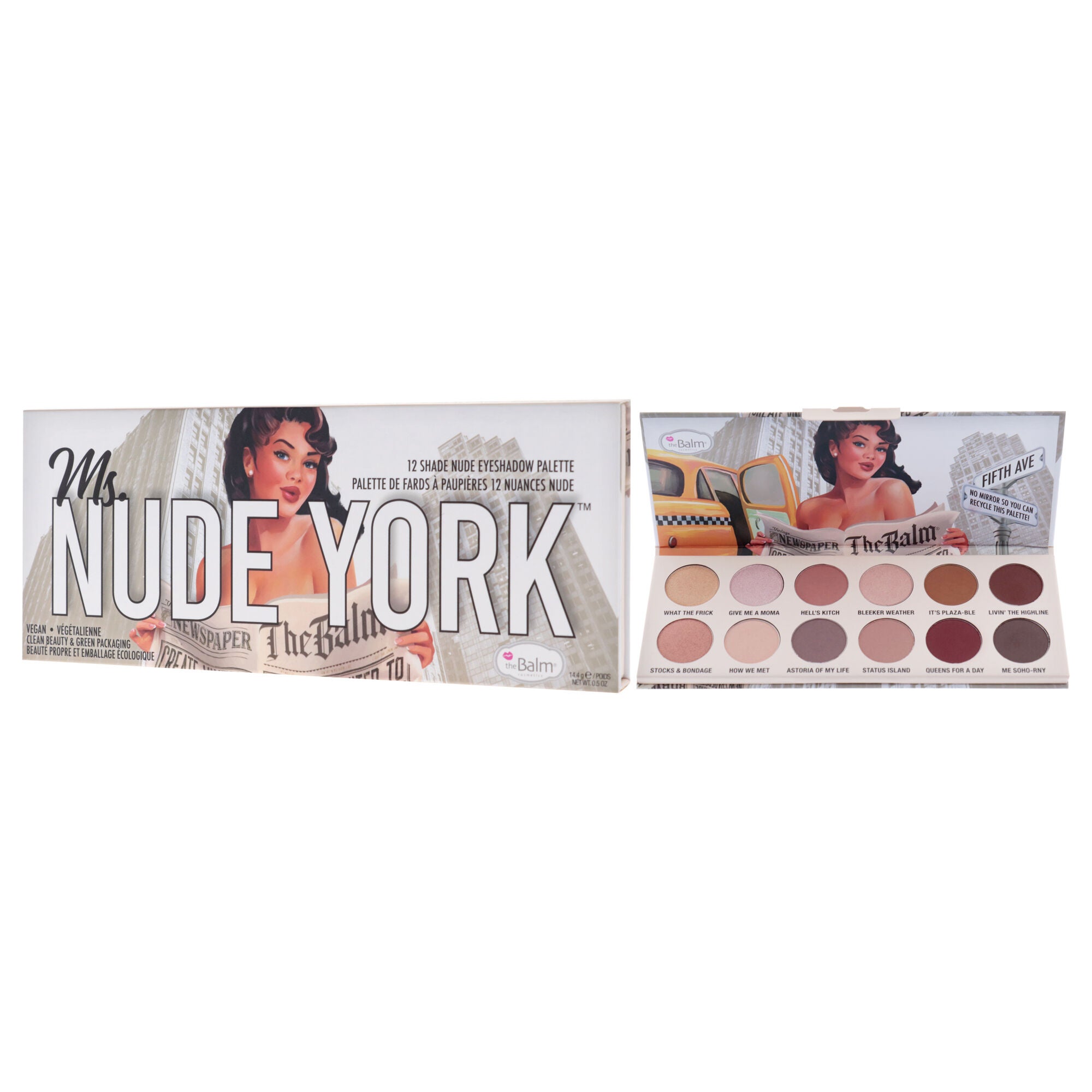 Ms Nude York Eyeshadow Palette by the Balm for Women - 0.5 oz Eye Shadow, See Description, alternate image number 3