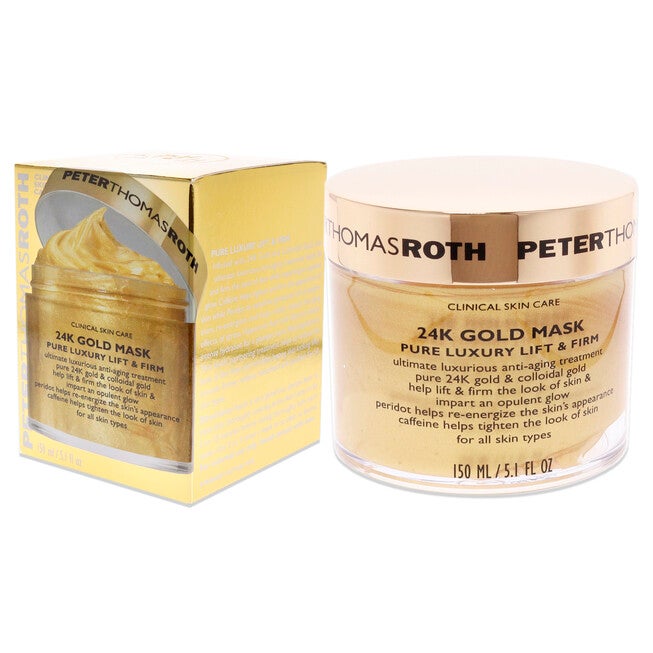 24K Gold Mask Pure Luxury Lift and Firm Mask by Peter Thomas Roth for Unisex - 5.1 oz Mask, , alternate image number null