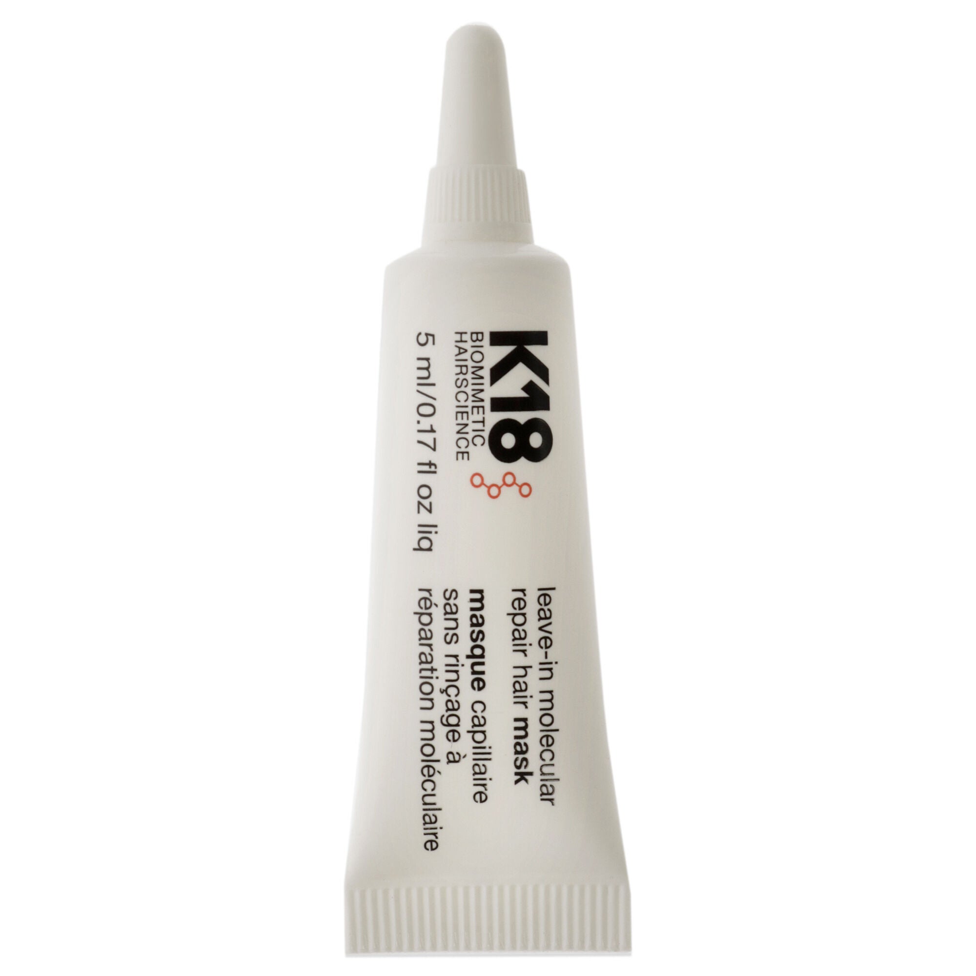 Leave-In Molecular Repair Hair Mask by K18 Hair for Unisex - 0.17 oz Masque, See Description, alternate image number 4