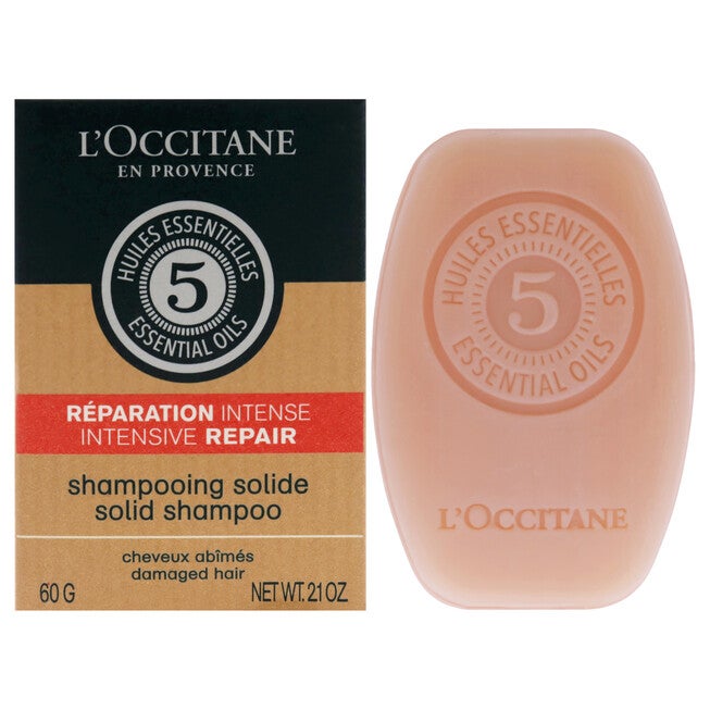 Gentle and Balance Intensive Repair Solid Shampoo by LOccitane for Unisex - 2.1 oz Shampoo, NA, hi-res image number null