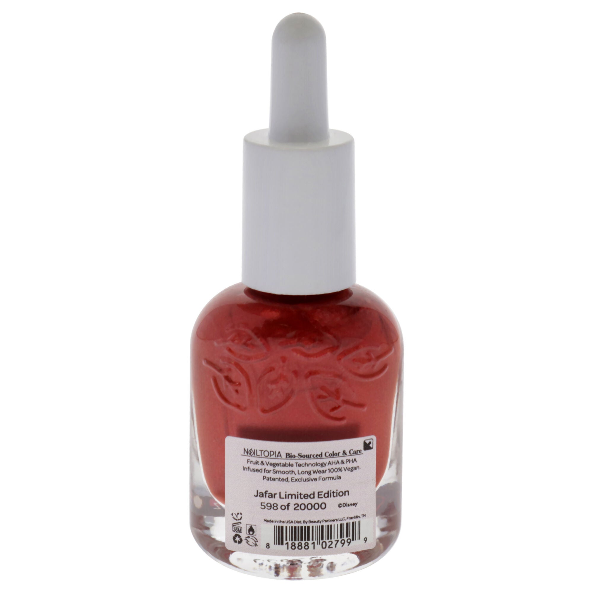 Bio-Sourced Nail Lacquer Disney Collection - Jafar Limited Edition by Nailtopia for Women - 0.41 oz Nail Polish, See Description, alternate image number 2