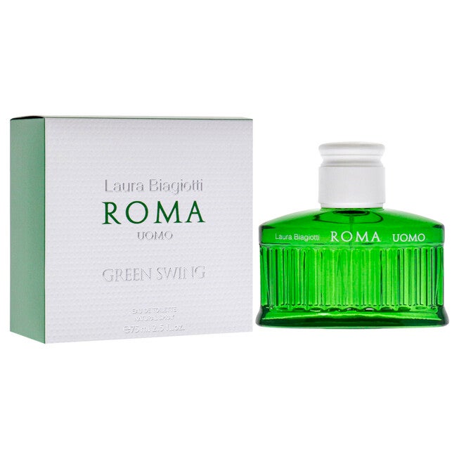 Roma Uomo Green Swing by Laura Biagiotti for Men - 2.5 oz EDT Spray, NA, alternate image number null