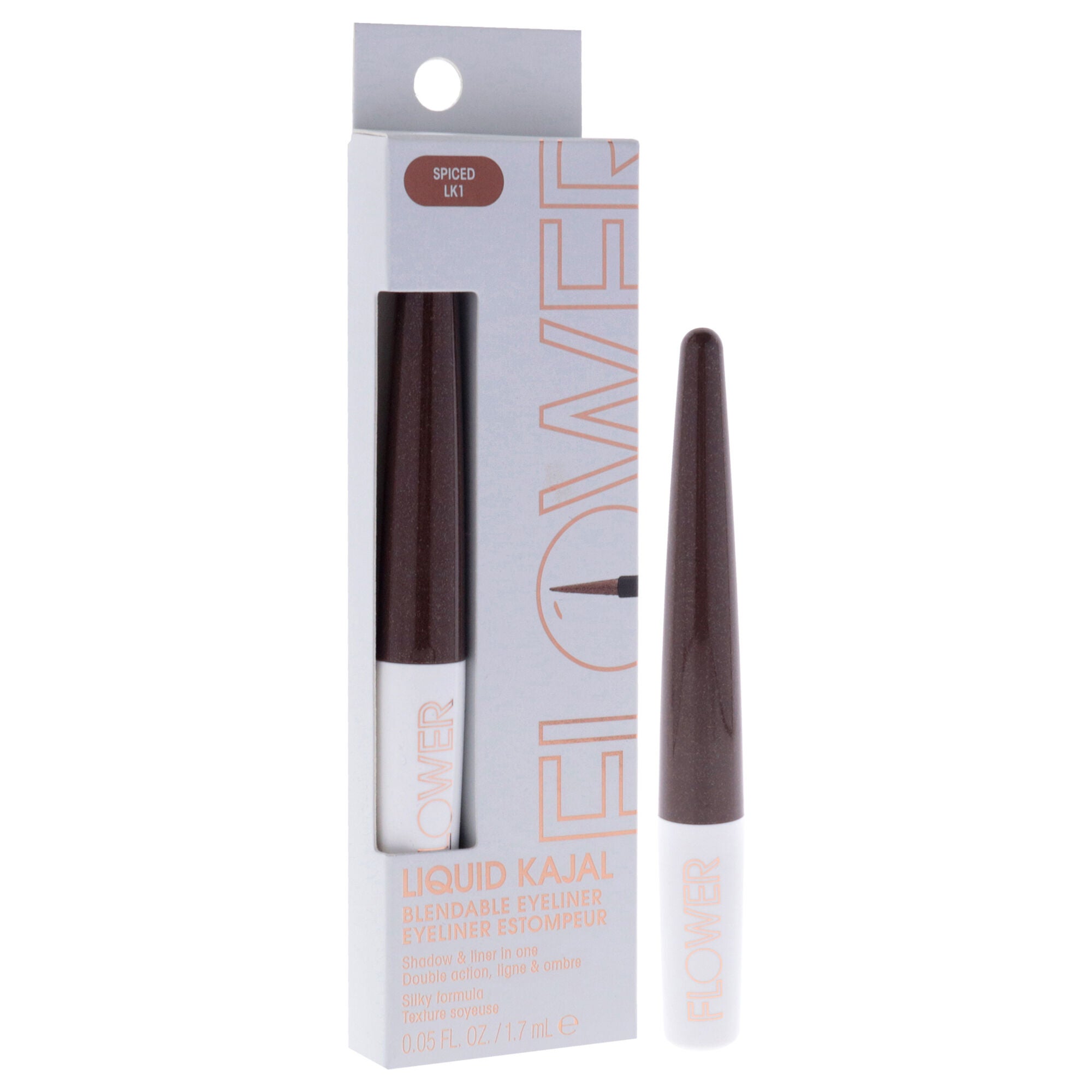 Liquid Kajal Blendable Eyeliner - LK5 Rust by Flower Beauty for Women - 0.05 oz Eyeliner, See Description, alternate image number 2