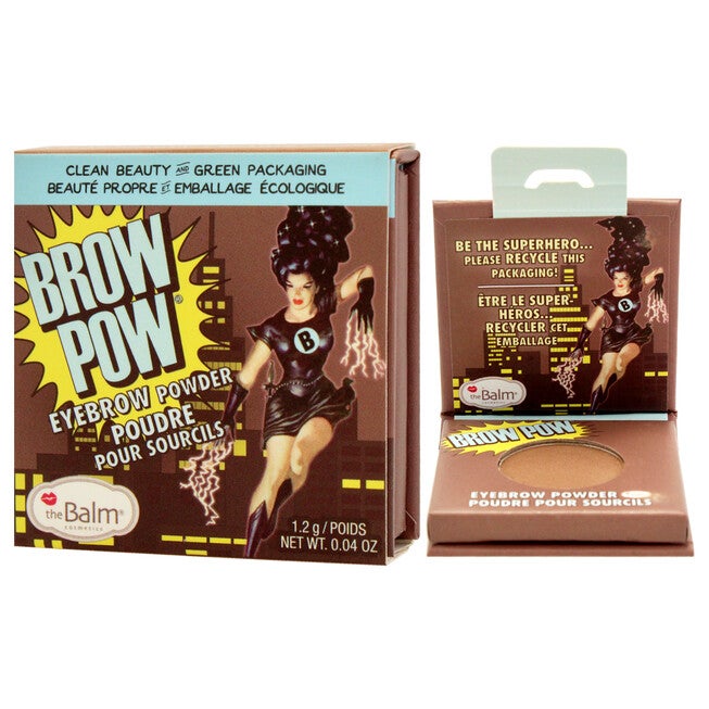 Brow Pow Eyebrow Powder - Light Brown by the Balm for Women - 0.04 oz Eyebrow, NA, alternate image number null