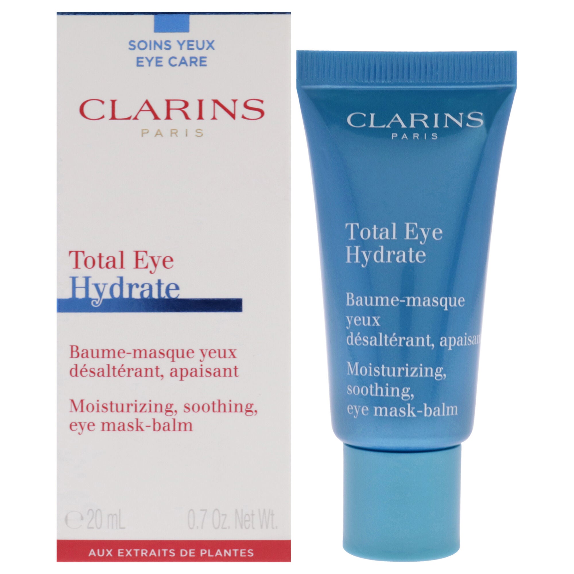 Total Eye Hydrate Moisturizing Soothing Eye Mask-Balm by Clarins for Women - 0.7 oz Balm, See Description, hi-res image number 0