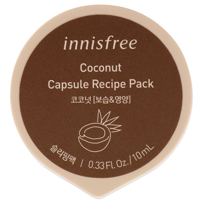 Capsule Recipe Pack Mask - Coconut by Innisfree for Unisex - 0.33 oz Mask, NA, hi-res image number null
