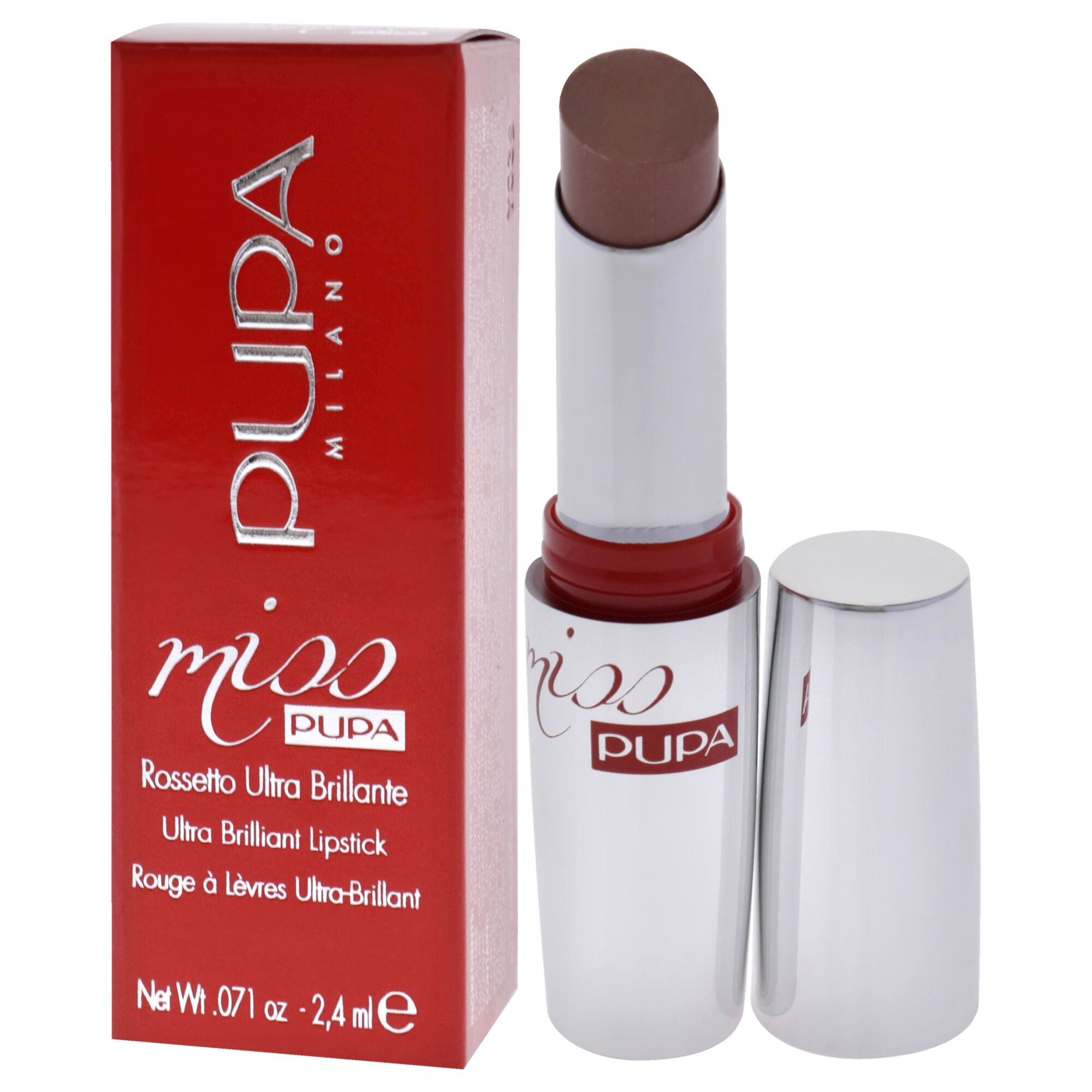 Miss Pupa Ultra Brilliant Lipstick - 100 Cream by Pupa Milano for Women - 0.071 oz Lipstick, See Description, alternate image number 2