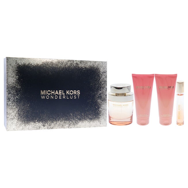 Wonderlust by Michael Kors for Women - 4 Pc Gift Set 3.4oz EDP Spray, 3.4oz Body Lotion, 3.4oz Shower Gel, 0.33 oz EDP Spray, NA, alternate image number null