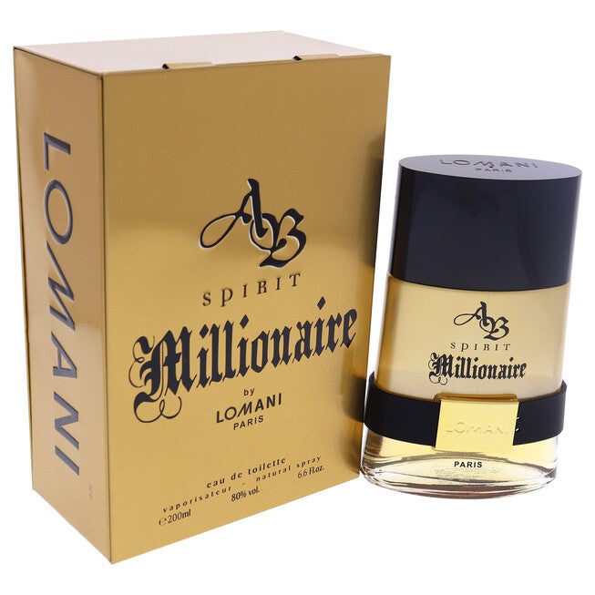 AB Spirit Millionaire by Lomani for Men - 6.6 oz EDT Spray, See Description, alternate image number 3