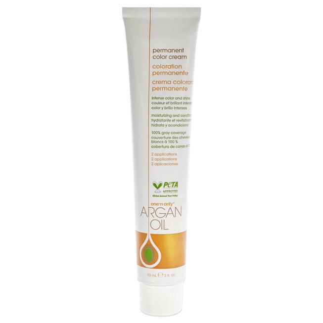 Argan Oil Permanent Color Cream - 2N Black by One n Only for Unisex - 3 oz Hair Color, NA, alternate image number null