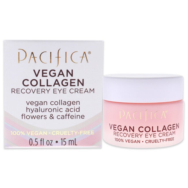 Vegan Collagen Recovery Eye Cream by Pacifica for Women - 0.5 oz Cream, See Description, hi-res image number 0