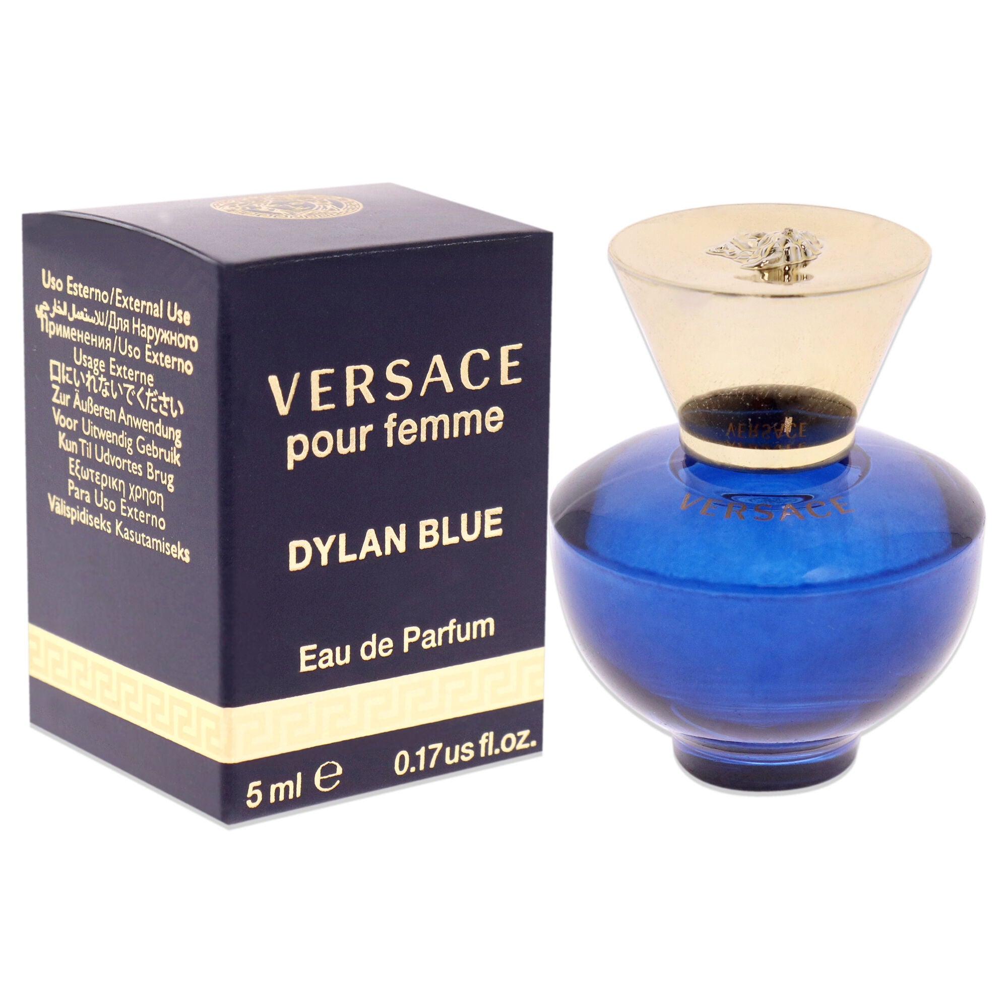 Dylan Blue by Versace for Women - 5 ml EDP Splash (Mini), See Description, alternate image number 1