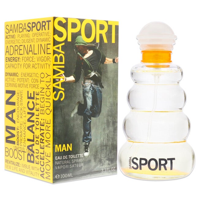Samba Sport by Perfumers Workshop for Men - 3.3 oz EDT Spray, NA, alternate image number null