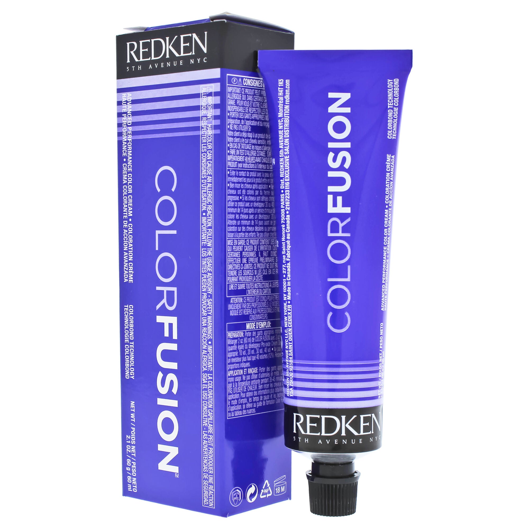 Color Fusion Color Cream Cool Fashion - 4Bv Brown-Violet by Redken for Unisex - 2.1 oz Hair Color, See Description, alternate image number 2