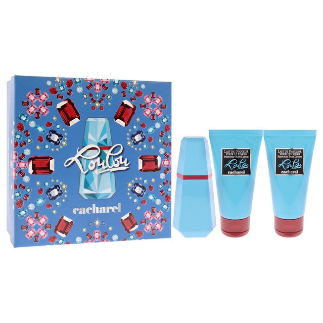 Lou Lou by Cacharel for Women - 3 Pc Gift Set 1.7oz EDP Spray, 1.7oz Body Lotion, 1.7oz Body Lotion, , alternate image number null