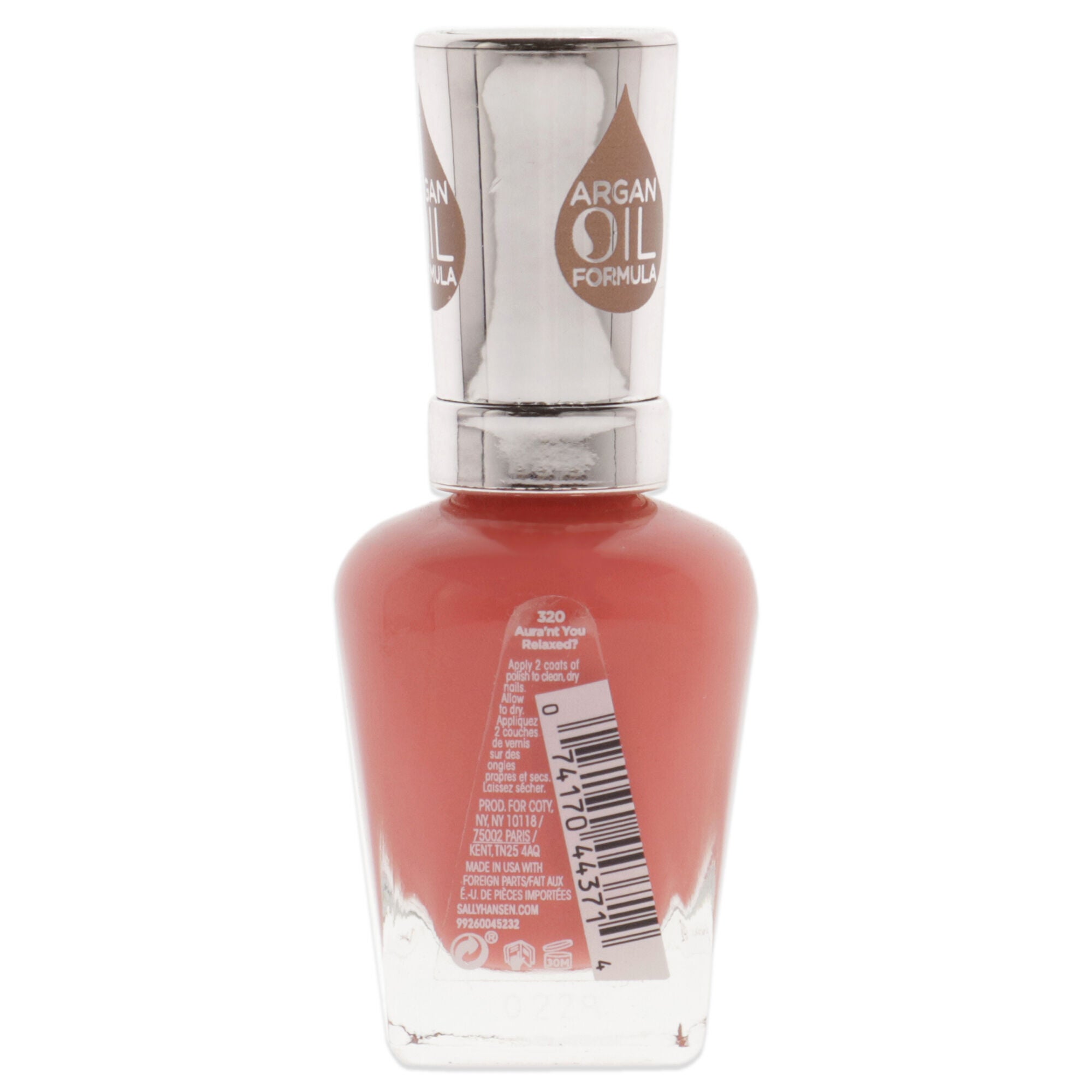 Color Therapy Nail Polish - 320 Aurant You Relaxed by Sally Hansen for Women - 0.5 oz Nail Polish, Pink, alternate image number 2