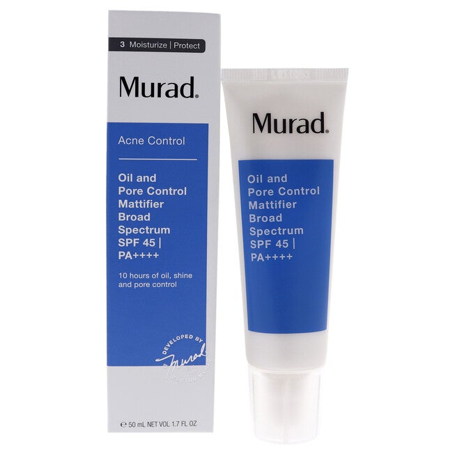 Oil and Pore Control Mattifier Broad Spectrum SPF 45 by Murad for Unisex - 1.7 oz Treatment, NA, hi-res image number null