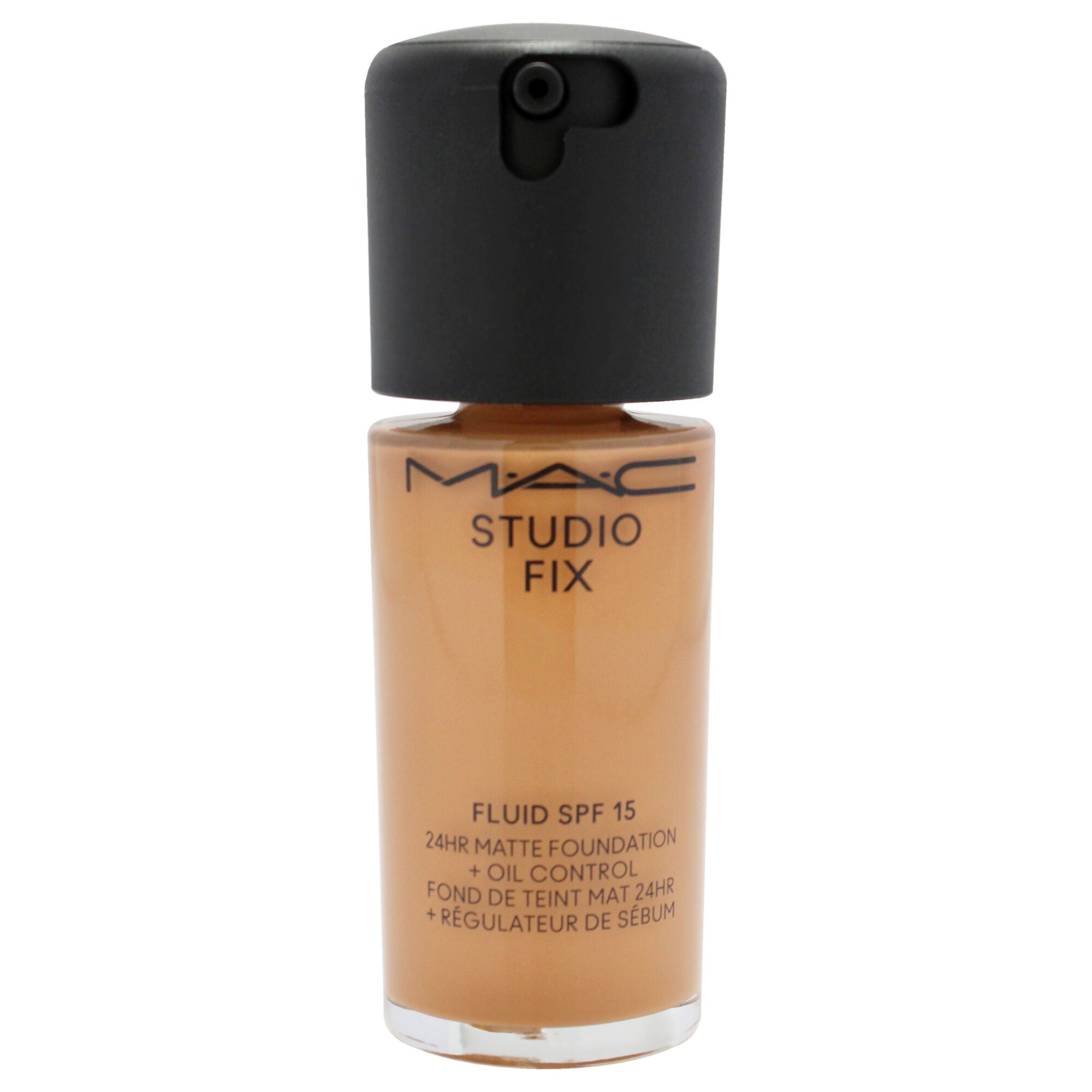 Studio Fix Fluid SPF 15 24Hr Matte Foundation Plus Oil Control - NC45 Bronze With Golden Undertone by MAC for Women - 1 oz Foundation, See Description, alternate image number 4