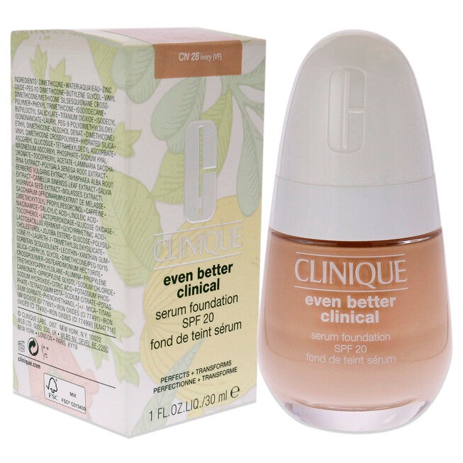 Even Better Clinical Serum Foundation SPF 20 - CN 28 Ivory by Clinique for Women - 1 oz Foundation, NA, alternate image number null